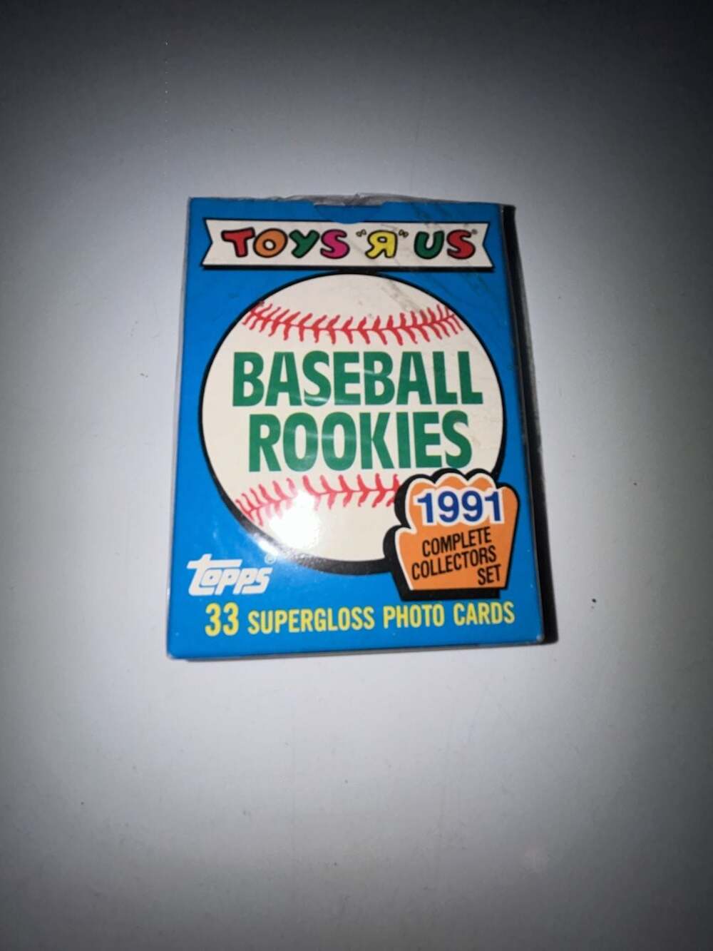 1991 Topps Toys R Us Baseball Rookies 33 Supergloss Photo Cards Sealed Set